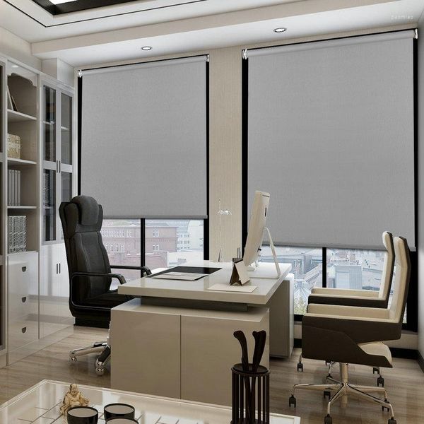 Tende avvolgibili per finestre Zebra motorizzate Cellular Shades Cordless a nido d'ape doppio