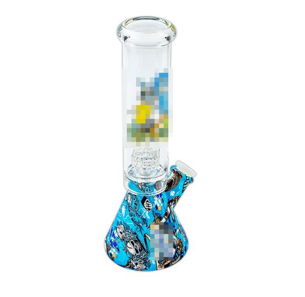 Desenho animado silicone bong water tubohs 10,2 