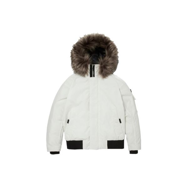 cappotto caldo ispessimento nord uomo piumino cappotto invernale parka piumino oca bianca outdoor con cerniere capispalla giacca