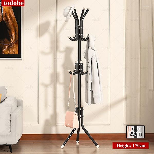 Roupas para armazenamento em forma de árvore de árvore de árvore de 8 peças de metal de 8 peças de metal hapter stand piso organizador de quarto de casa móveis decorativos modernos