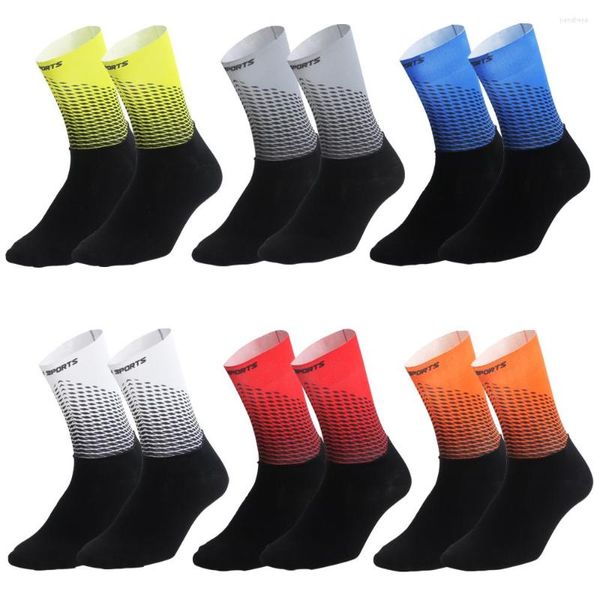 Sports Socks 2022 Ciclismo Homens Mulheres Road Bicycle Outdoor Brand Brand Bike Compression Sport Calcetines Ciclismo