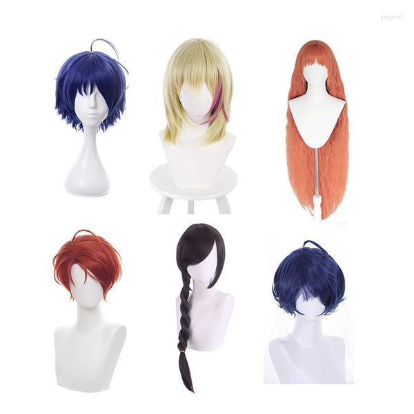 Party Supplies Anime WONDER EGG PRIORITY Cosplay Perücken Ohto Ai Kawai Rika Momoe Sawaki Neiru Aonuma Rüschen Perücke Kappe Danganronpa