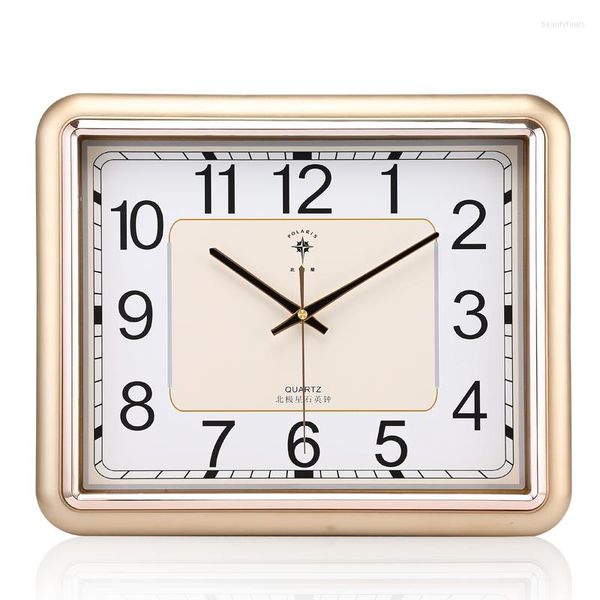 Настенные часы крупные творческие часы цифровые простые квадратные календаря гостиная без