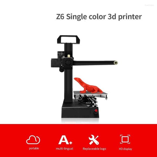 Tragbare Mini-Drucker mit individuellem Logo, schnell und einfach zu installieren, hochpräziser, ultra-leiser, preisgünstiger 3D-Drucker, DIY-Kit, kostenloses Schiff