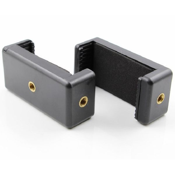 Clip per telefono cellulare Adattatore universale per montaggio su treppiede per telefono cellulare 1/4 Vite Staffa per clip per smartphone Morsetto Supporto per supporto per cellulare