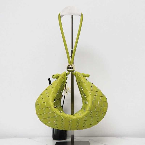 Botteg Venetas Designer Neue Produkttaschen 22 Turn Woven Bag Vielseitige Goldene Kugel Kleine Perlenwolke Unterarm Weibliches Echtes Leder
