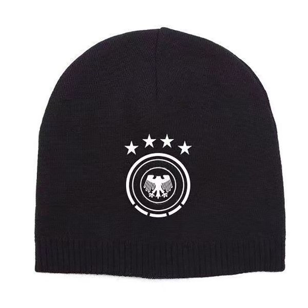 Дизайнеры роскоши зимняя шляпа Beanie World Cup Design Design Pure Crow