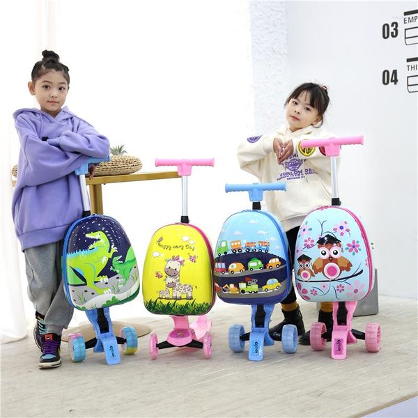 Koffer Kinder Roller Gepäck Nette Kabine Trolley Stamm Faul Spielzeug Koffer Für Baby Kinder Roll Reisen Auf Rädern