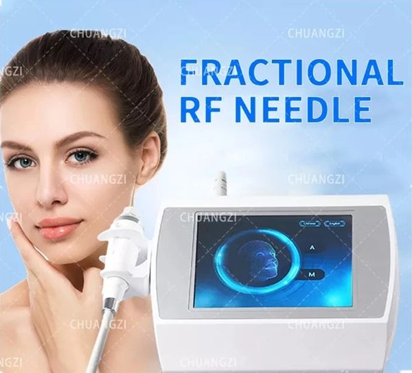 Articoli di bellezza Needling Sistema a cartuccia RF Rimozione delle rughe sotto vuoto Macchina portatile per la rimozione frazionaria delle smagliature Microneedling