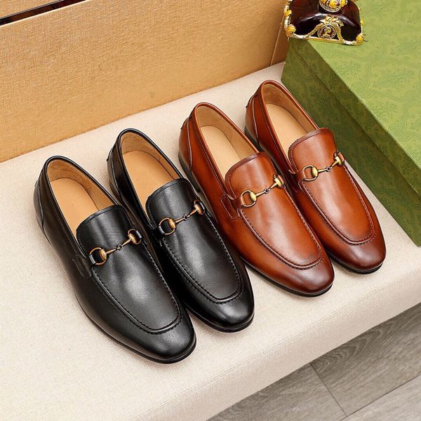 Sapatos formais para homens de luxo suave, sapatos de couro genuíno, dedo do pé pontudo, designer de negócios, marcas Oxfords, sapatos casuais