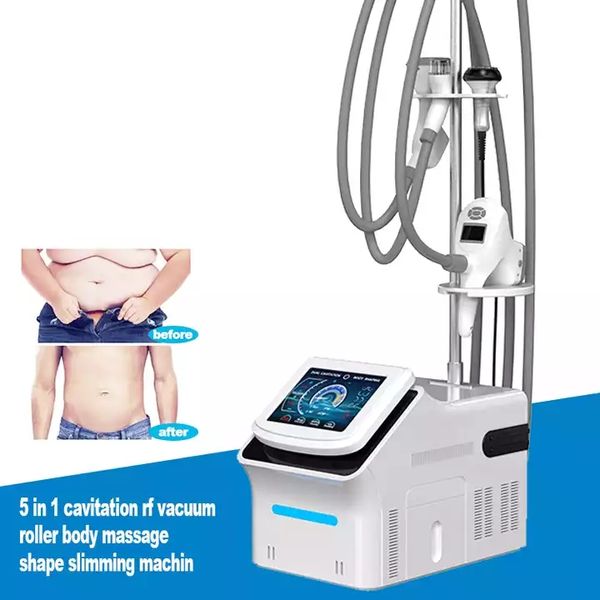 2023 Nuovo RF Multi-mode Multi-funzione 40K V8 Body Sculpting Vacuum Roller Dispositivo di bellezza per la rimozione della cellulite