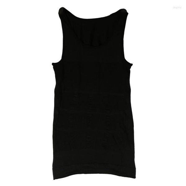 Intimo modellante da uomo Corsetto da uomo da uomo Dimagrante Pancia Shaper Gilet Pancia Vita Cintura Camicia Nero / Bianco Shapewear Intimo Camicie