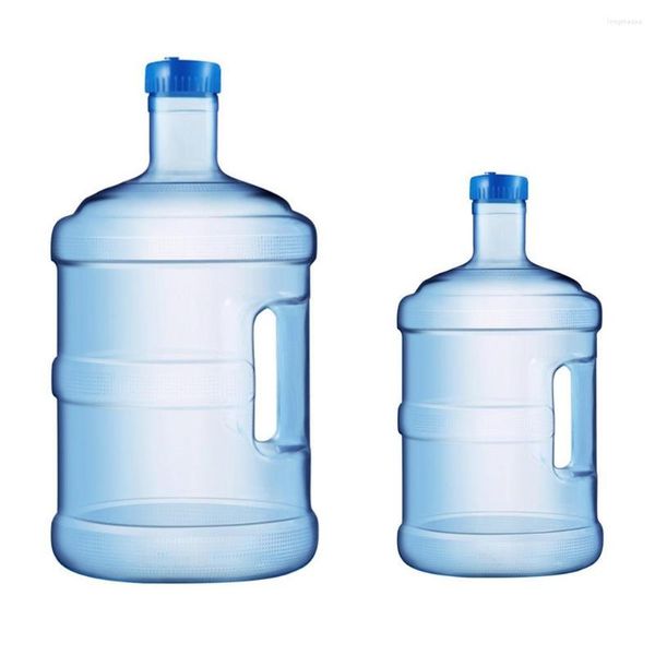 Вода бутылки бутылки портативные ПК ведро домохозяйство большие емкости чистая с ручкой многоразового минерала
