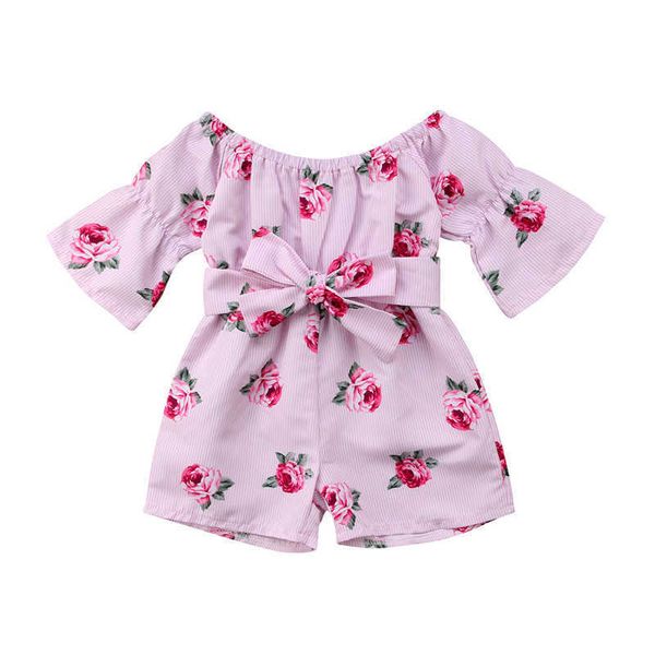 Rompers Summer Princess Mabon Girls Floral Romper Off All Flare Flare.