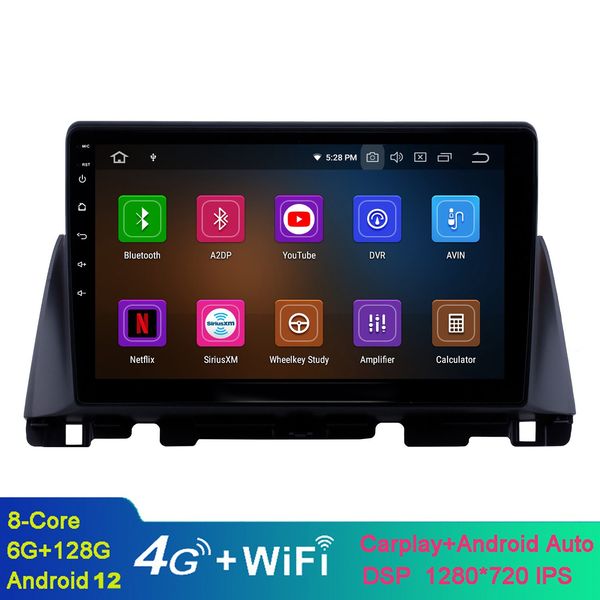 10,1 дюйма HD HD с сенсорным экраном Android Video Video Stereo GPS Navigation для 2016-Kia K5 с Bluetooth USB Wi-Fi Support SWC 1080p