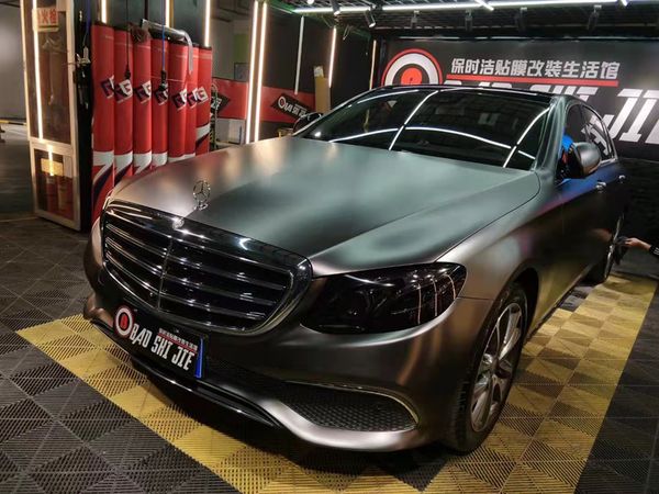 Premium-Vinylfolie in Perlmutt-Metallic, Space Grey, dunkelgraue Metall-Car-Wrapping-Folie mit Air-Channel-Release-Klebeaufkleber