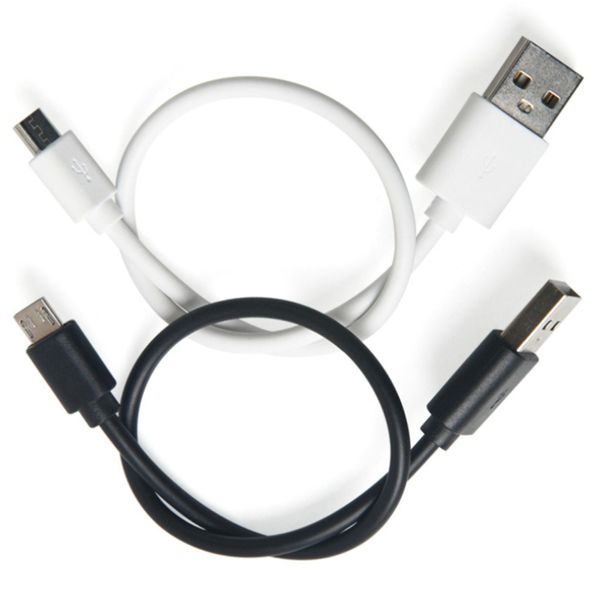 Micro USB Cabos de carregamento 25cm Tipo curto C Fio de cabo de carregador de dados USB para Samsung Android