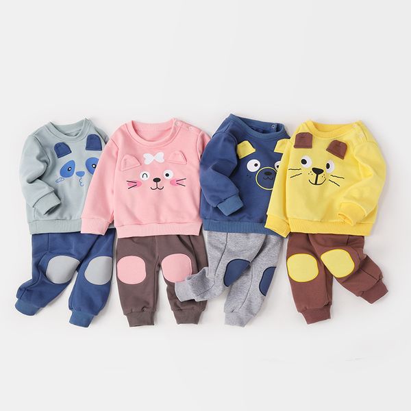 Fanfiluca Marke Neue Mädchen T-Shirts Langarm Mädchen Herbst Katze Tees Shirts Casual Tops Kleidung Kinder Outwear Outfits 20220924 E3