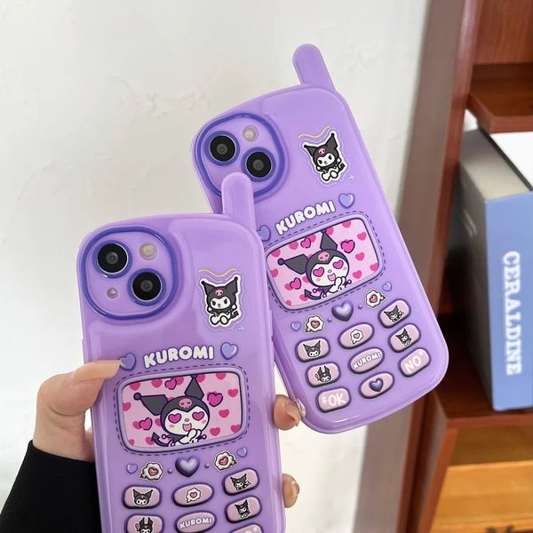 Luxus-Designer-Hüllen 3D Kawaii süße japanische Cartoon-Anime-Tier-Monster-Katze-Telefonhülle für iPhone 14 11 12 13 Pro Xs Max Xr X stoßfeste weiche Abdeckung