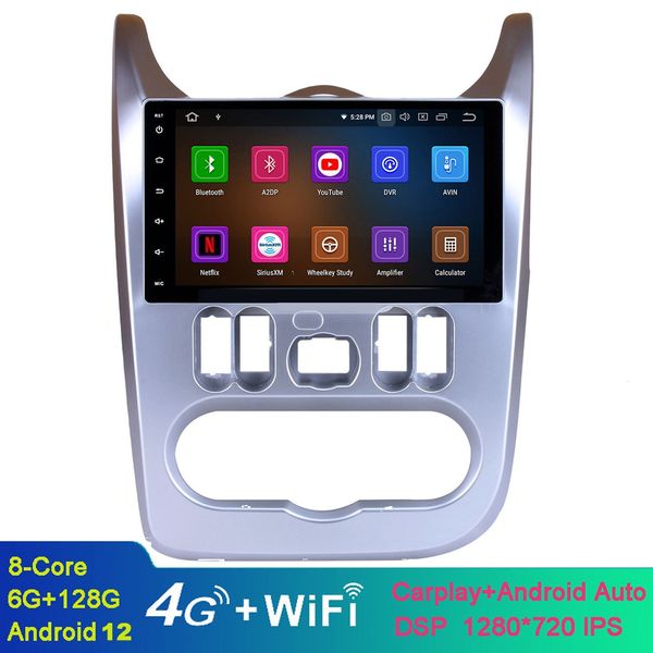 Android 9 Zoll HD Touchscreen Auto Video GPS Navigation für Renault Duster Logan 2008–2012 mit WiFi Bluetooth Musik USB AUX