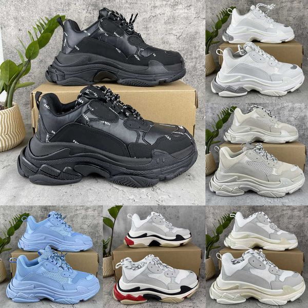 Männer Dr Mode Schuhe Frauen Casual Triple s Klare Sohle Plattform Paris Old Dad Große Zunehmende Turnschuhe