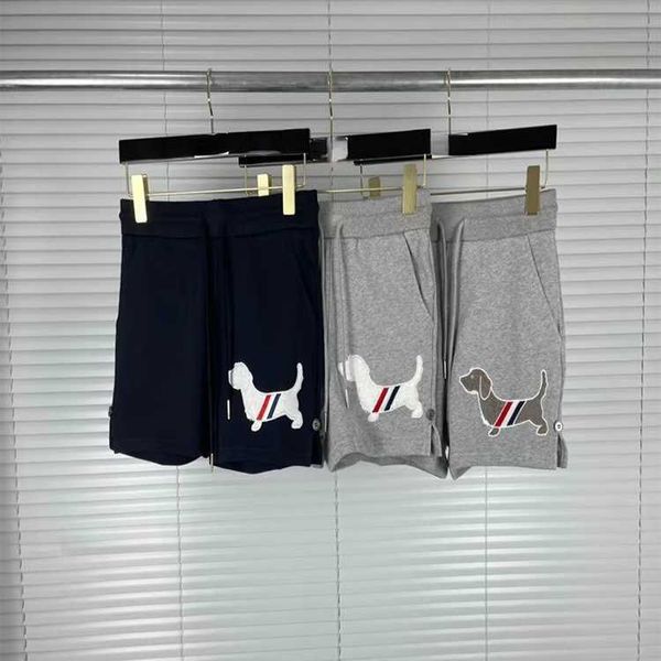 2022 Summer Men Women Shorts Cotton Tb Brownin Dog Short Pants Design coreano Abbigliamento da spiaggia Taglie forti