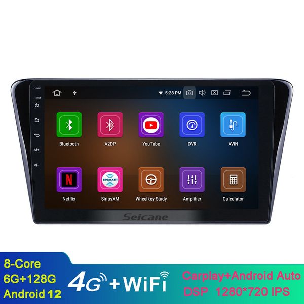 Автомобильная видео GPS System 10,1 дюйма Android для 2014-Peugeot 408 с Bluetooth Music Wi-Fi Support TV Digital TPMS DVR OBD II