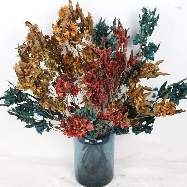 Fiori decorativi Fiori di farfalla essiccati naturali Decorazioni per la casa Bouquet da sposa Decorazioni natalizie artificiali Forniture per feste festive Weddin