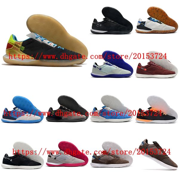 Mens Futbol Ayakkabı Streetgato Md Cleats IC Kapalı Futbol Botları Scarpe Da Calcio