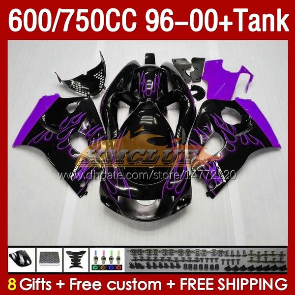 Suzuki SRAD GSXR600 GSXR 750 600 CC 1996-2000 156NO.136 GSXR-600 GSXR750 750cc 1996 1997 1998 1999 2000 98 99 00 Fairing Purple Flames