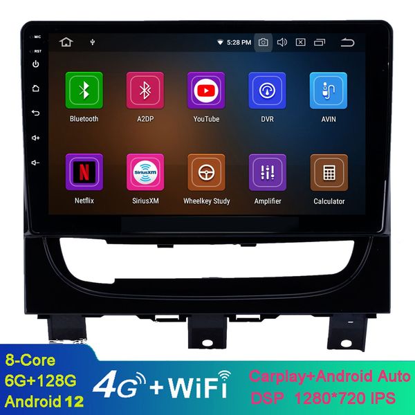 9-Zoll-Android-Auto-Video-GPS-Navigationssystem für 2012–2016 Fiat Strada/cdea mit WIFI, Bluetooth, Musik, USB, FM, Unterstützung SWC
