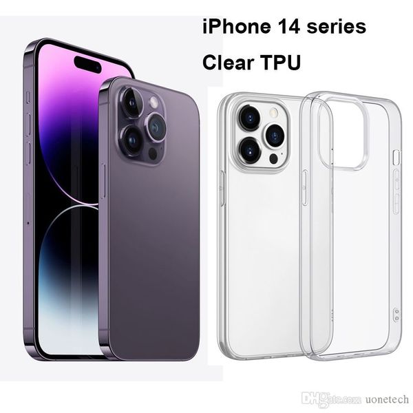 Para casos de proteção para iPhone, cobre as tampas traseiras cristalinas de 1,5 mm de 1,5 mm de silicone transparente flexível TPU 13 12 11 Pro Max iPhone13 mini