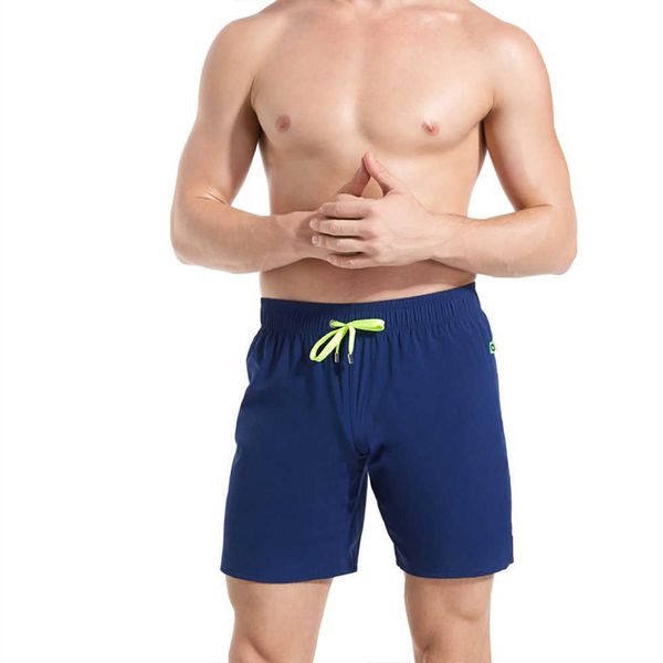 Costumi da bagno da uomo 2021 Nuoto Pantaloncini da spiaggia da surf Quick Dry Pantaloni sbiaditi Estate Casual Sport Lungo J220913