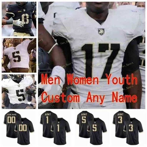 Sj Custom Army Black Knights College Football Maglie 61 Sj e Steffy 7 Jaylon McClinton 8 Kelvin Hopkins Jr. 82 Alejandro Villanueva Stitched