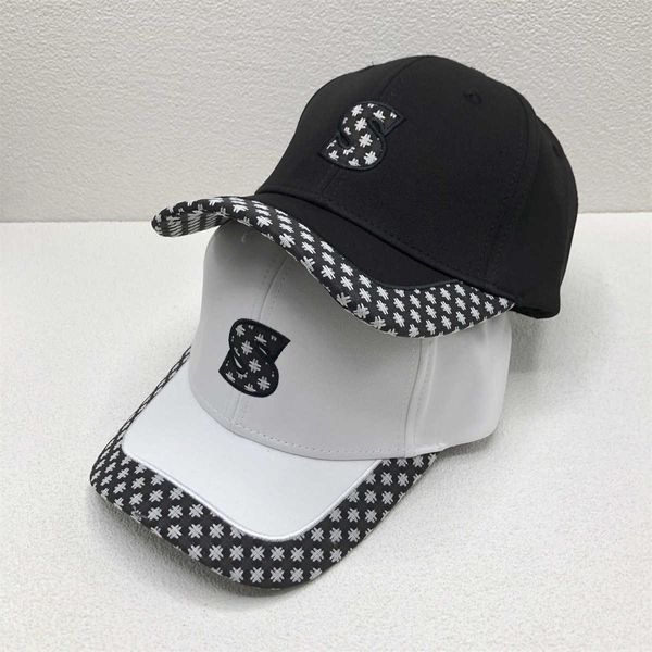 Ballkappen lässig koreanische Sommerbriefpaar gestickt Baseball Cap Hip-Hop Verstellbare Kuppel komfortable Sportmänner Frauen Fashion Hats T220923