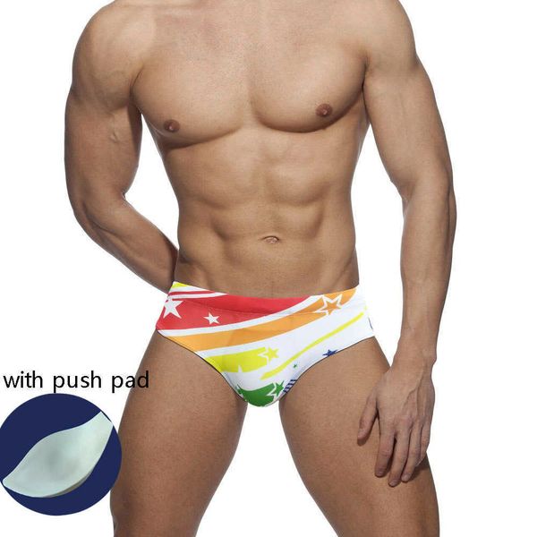 Men's Swimwear Europe e os Estados Unidos Rainbow estrelas