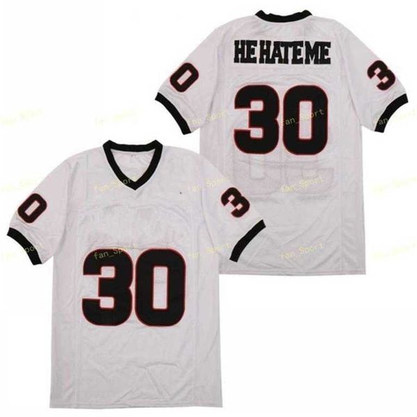 30 Rod Smart Las Vegas Outlaws He Hate Me White Sj L Fußballtrikot genähte Patches Spieltrikots bestickt