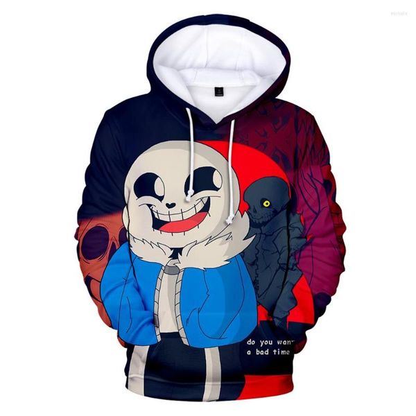 Gioco con cappuccio maschile undertale maschi 3d women hoodie casual xxs-4xl vestiti stampato per ragazzi autunni pullover