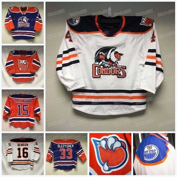 Gla Mitness Custom Bakersfield Condors Ahl Hokey Jersey Seth Griffith Cooper Marody Adam Cracknell Philip Broberg Raphael Lavoie James Hamblin