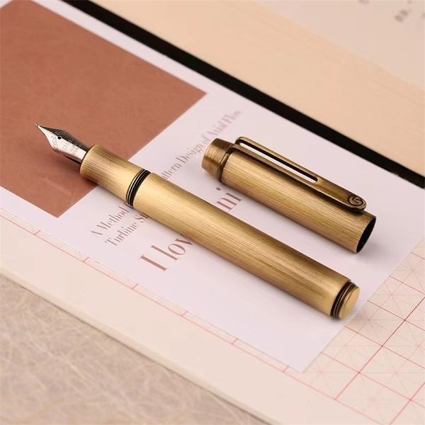 Фонтановые ручки ST Penpps латунный фонтан ручка Roller Stop Ink Pen Perfud