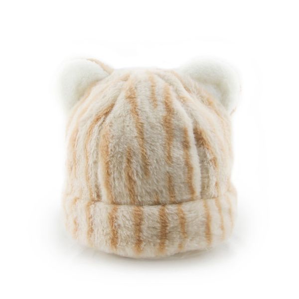 Cappello Beanie Maschera da sci Skullies Bonnet Pelliccia solida Spessa Bianco Nero Ear Bear Autunno Inverno Cappello Outdoor Tenere al caldo Gorras Hombre