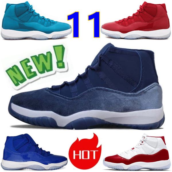 Scarpe da basket 11 11s Midnight Navy Cherry Cap e abito Win Like 96 82 Space Jam Concord Cool Grey Miami Dolphins Calzature da atletica Uomo Scarpe da ginnastica Designer Sneakers