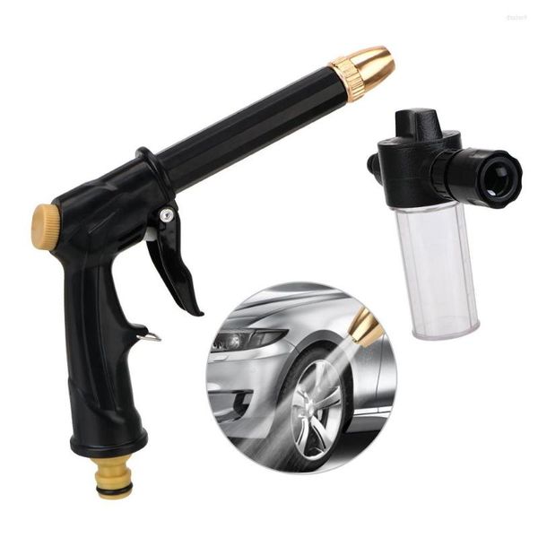 Lancia per auto ad alta pressione pistola ad acqua rondella ugello set di pulizia strumenti di lavaggio in schiuma rame Off Road 4x4 accessori per moto automobilistiche