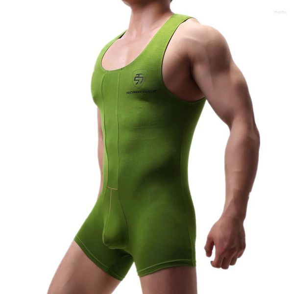 Мужские формы тела мужская сексуальная мужская мужская боди модальная подводная рубашка беспрепятственная борьба с синглетом Слим -узкоюще