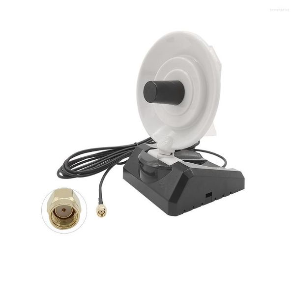 Accessori per l'illuminazione Antenna da 2,4 GHz Connettore maschio SMA RP da 10 dB Antenna WiFi da 2,4 G Antenna parabolica da interno da 10 dB Direzionale