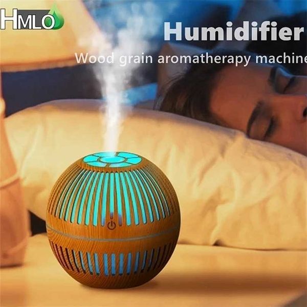 Andere Hausgarten Mini Holz Aromatherapie Diffusor Ultraschall Nano Spray Air Luftbefeuchter Aroma ätherische Ölkühlmisshersteller 220922