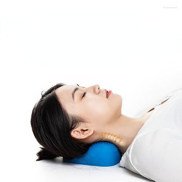 Travesseiro de massagem da coluna cervical de tração de tração de acupressão Instrumento de dragagem de dragagem do pescoço Massageador de ombro da cabeça