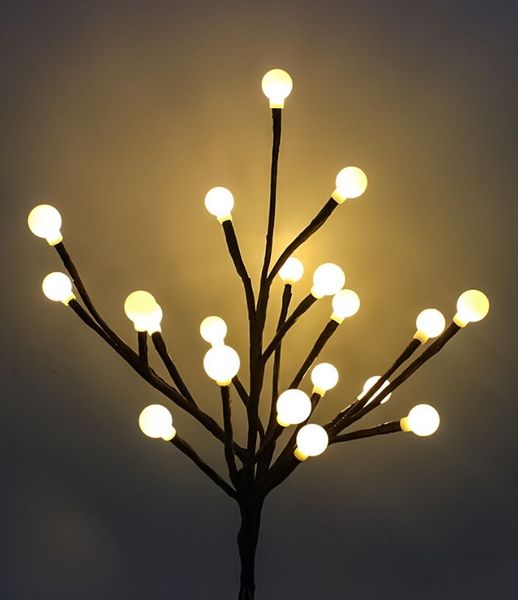 Solar-Gartenleuchten, 20 Köpfe, LED-Solarstrom, Baumlicht, Hof, Rasen, Landschaft, Lampe, Dekor, Außenhof, Weihnachtsdekoration