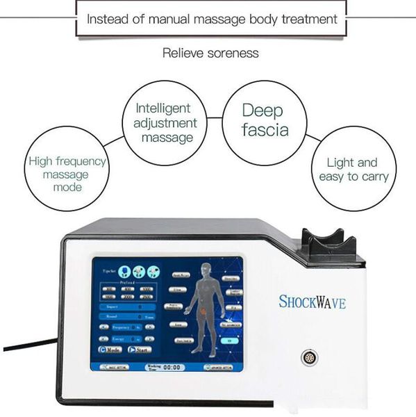 Altre apparecchiature di bellezza 2022 nuovo modello di terapia extracorporea con onde d'urto Terapia di sollievo dal dolore per la rimozione del dolore con onde d'urto per il trattamento dell'ED