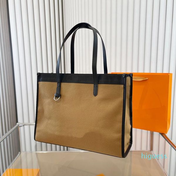 Verkauf große Arbeit die Einkaufstasche Frauen Designer-Handtasche Leinwand Brief Stickerei Einkaufstaschen Luxurys Shop-Tasche Dame Mode Buch Totes